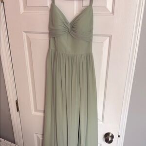 Azazie Sage Green Dress